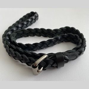 Black Braided Belt | Size S/M